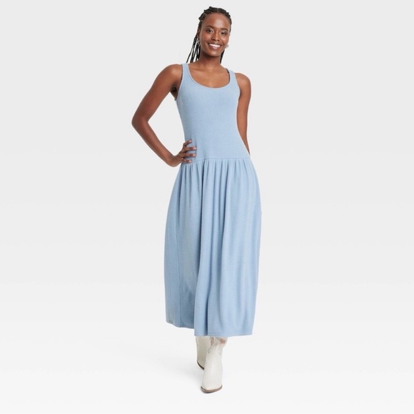 Universal Thread Dresses & Skirts - D122 NWT Universal‎ Thread Women's Drop Waist Ribbed Knit Midi Dress - Size: XS